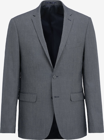 Steffen Klein Slim fit Business-colbert 'Fil a Fil' in Blauw: voorkant