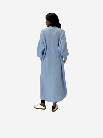 Elara Gebreide mantel in Blauw