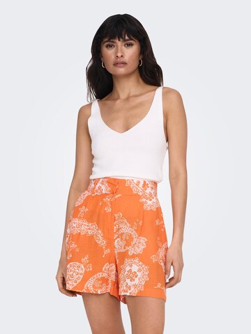 ONLY Knitted Top 'Ella' in White: front