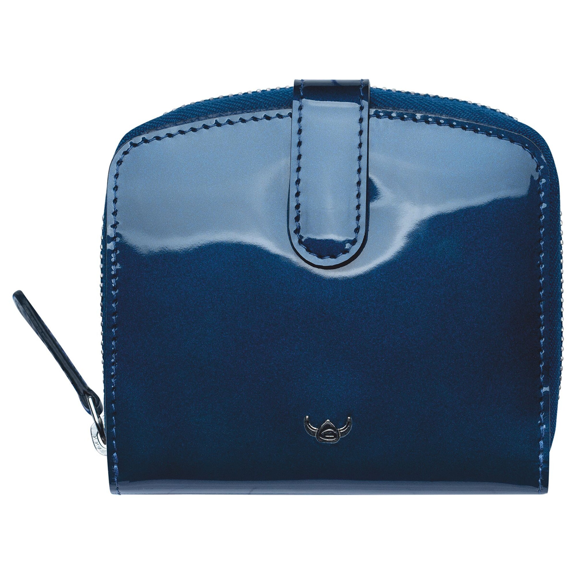 Porte-monnaies 'Carrara' GOLDEN HEAD en bleu : devant