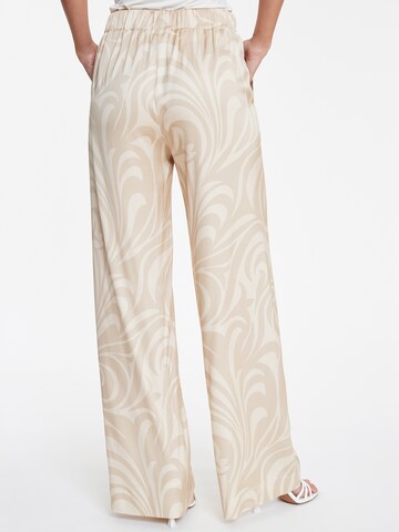 Ana Alcazar Wide leg Broek 'Waposa' in Beige