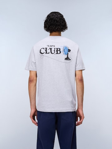 NAPAPIJRI Футболка 'S-FLINT' в Серый: спереди