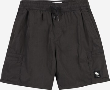 Abercrombie & Fitch Broek in Zwart: voorkant