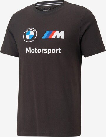 PUMA Funkční tričko 'BMW' – černá: přední strana