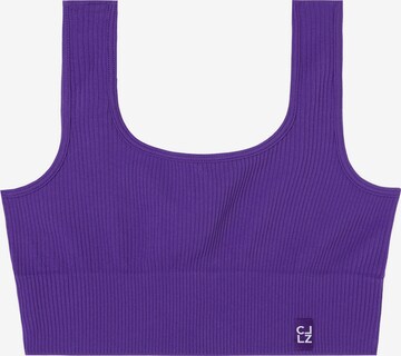 CALZEDONIA Bralette Top in Purple: front