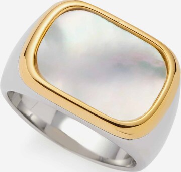 LEONARDO Ring in Silver: front