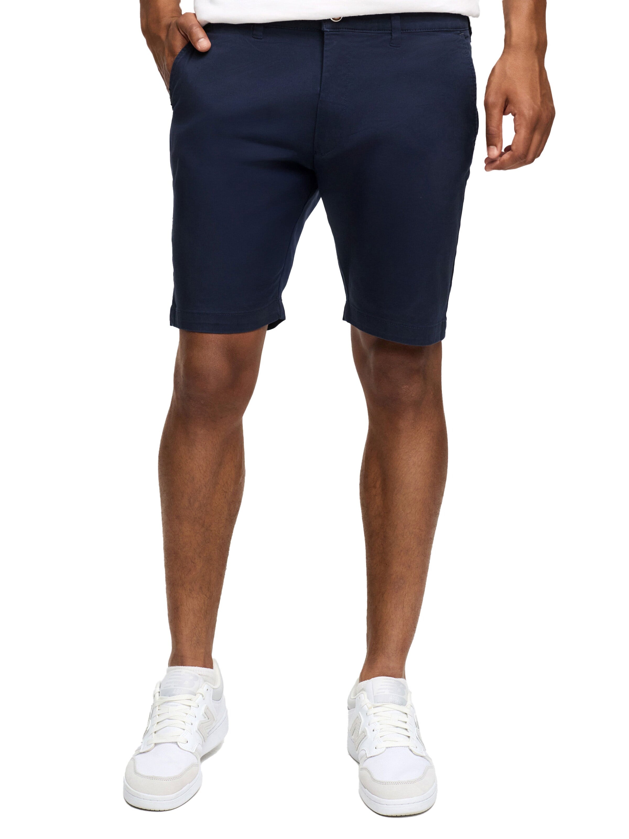 INDICODE Regular Pants 'Indicode Laulax' in Blue: front