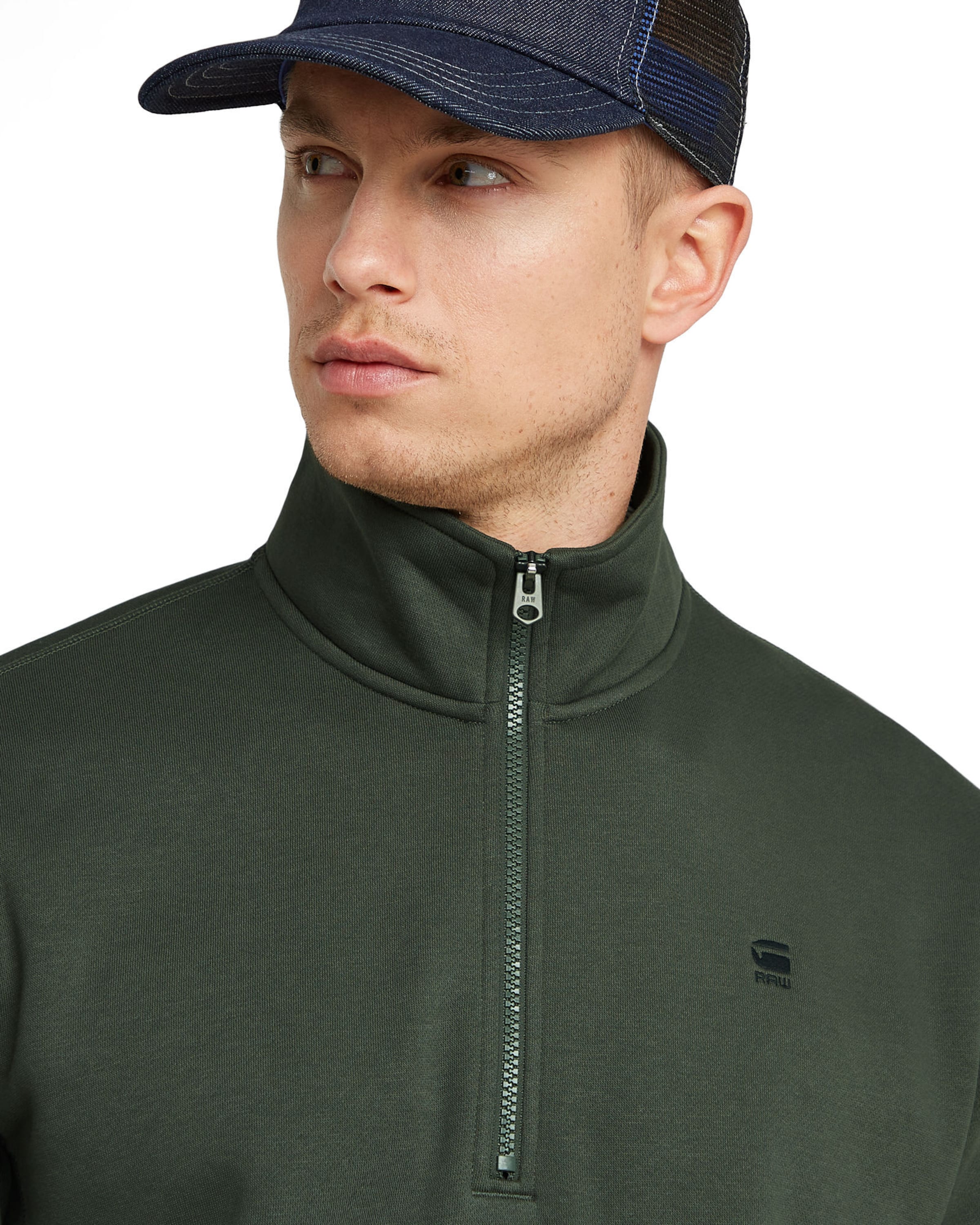 G-STAR Mikina 'Premium Core' – šedá