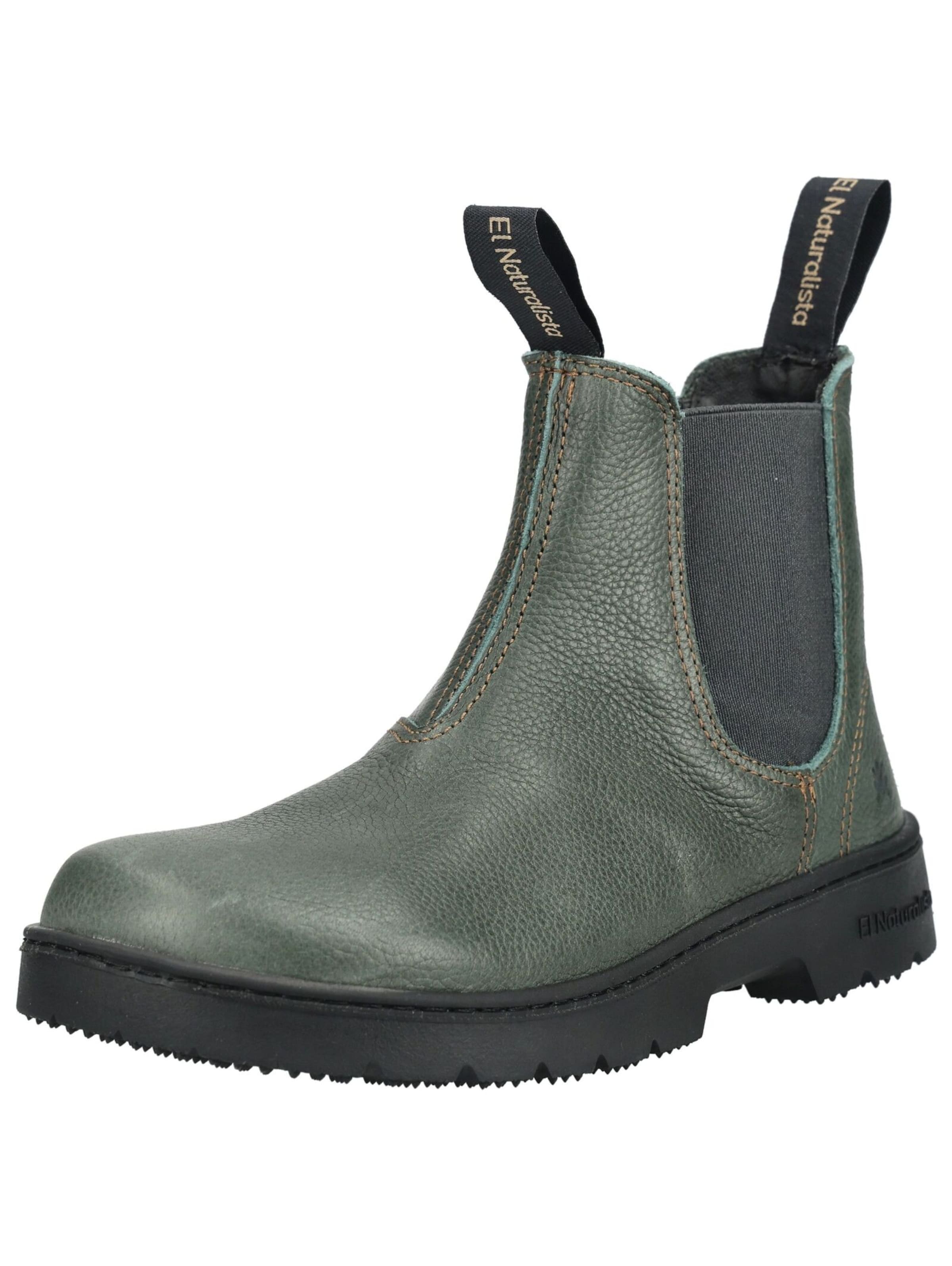 EL NATURALISTA Boot in Green: front