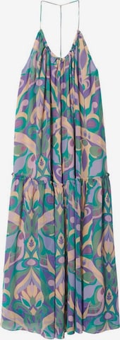 MANGO Summer Dress 'Tera' in Green: front