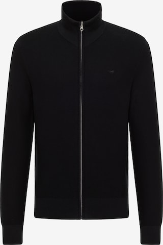 MUSTANG Strickjacke ' Escondido' in Schwarz: Vorderseite