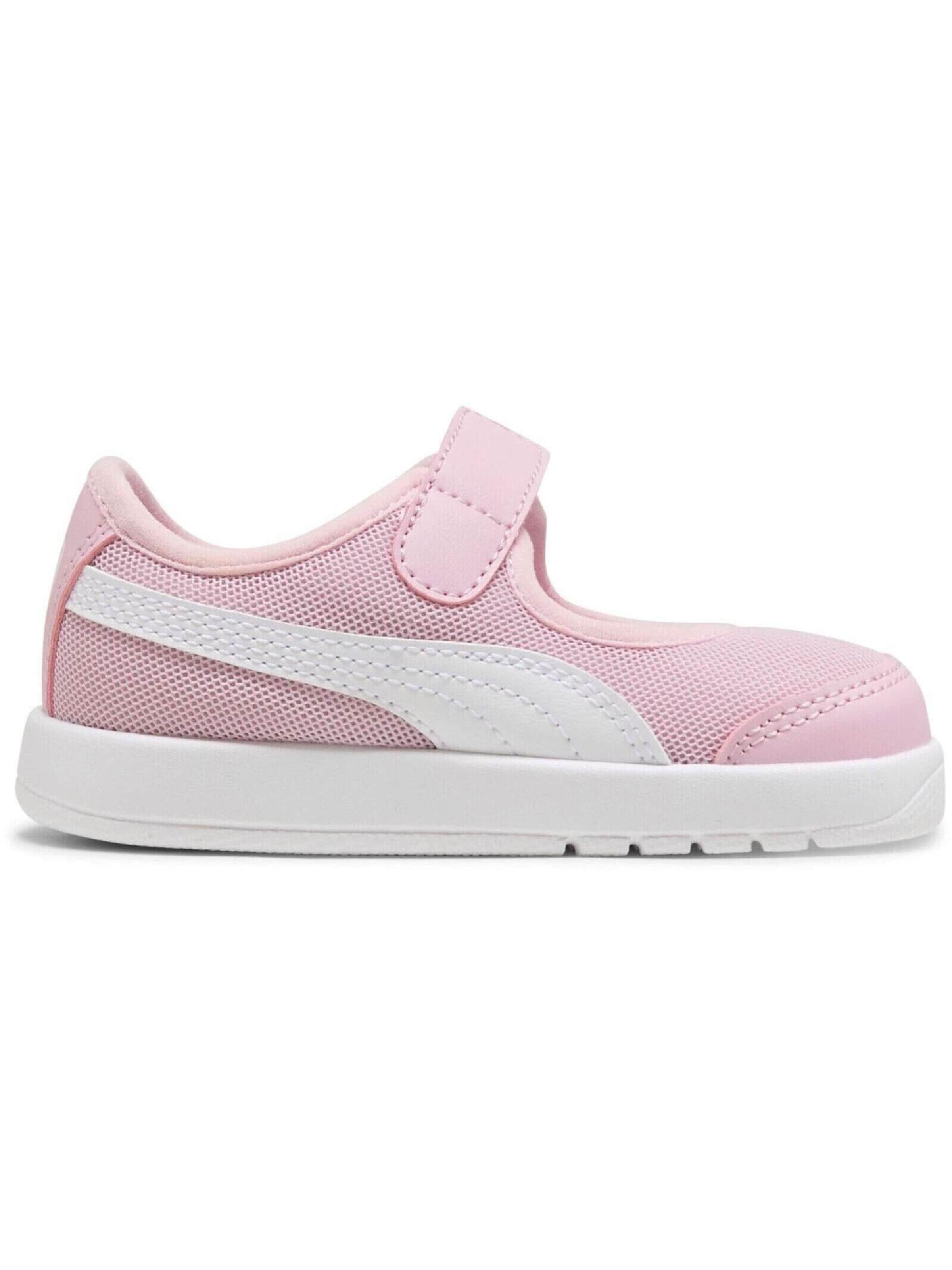 PUMA - Calzado deportivo 'Puma Courtflex V3 Lina V Inf' en rosa: frente