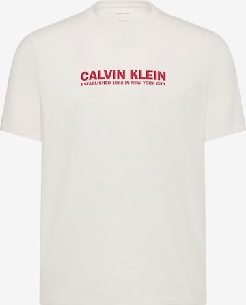 Calvin Klein Μπλουζάκι '30s' σε λευκό: μπροστά