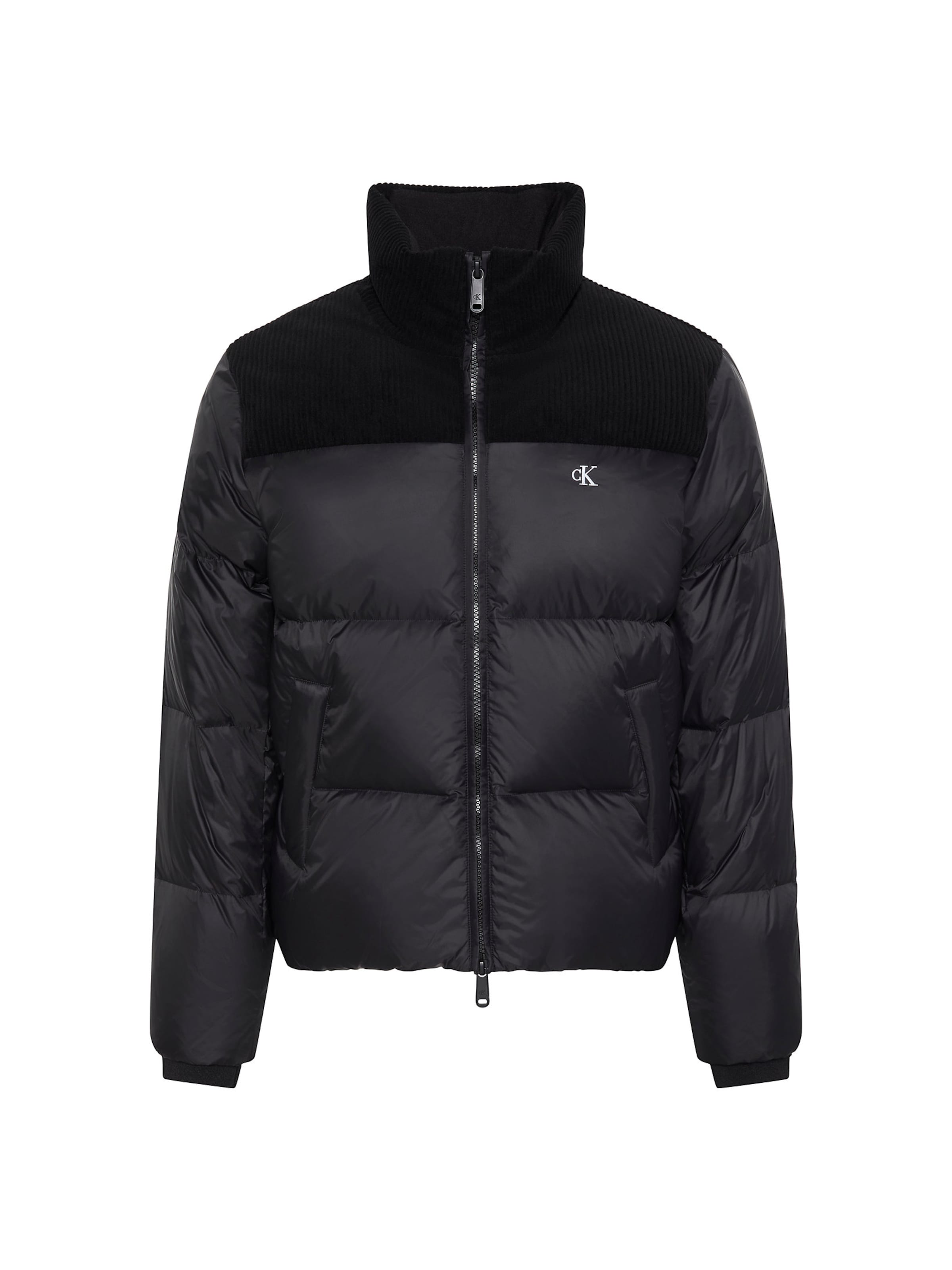 Calvin Klein Jeans Jacke in Schwarz: Vorderseite