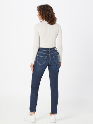 MAC Slimfit Jeans i blå