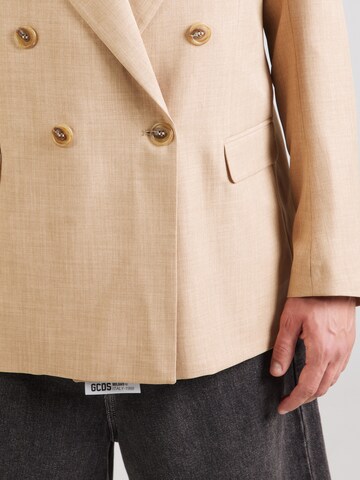 GCDS Regular fit Kavaj i beige