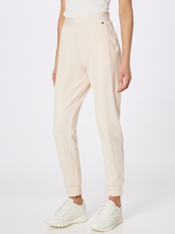 JOOP! Tapered Broek in Beige: voorkant