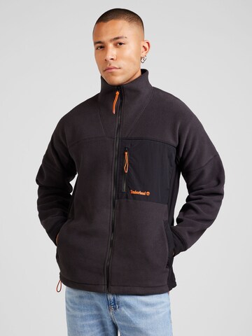 TIMBERLAND Fleecejakke i sort: forside