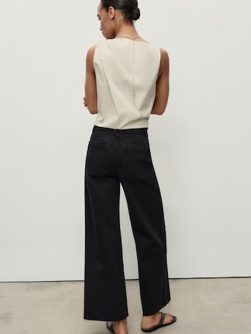 MANGO Loose fit Jeans 'CATHERIN' in Black