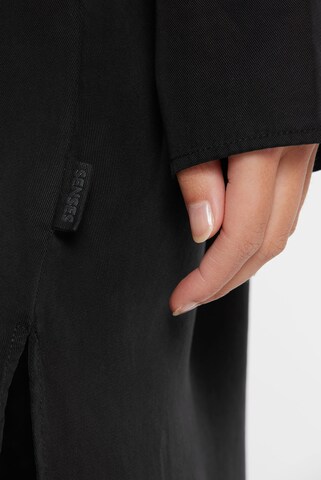 SENSES.THE LABEL Shirt Dress in Black
