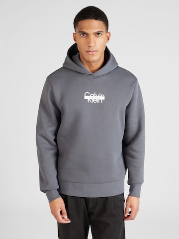 Calvin Klein Sweatshirt in Grijs: voorkant