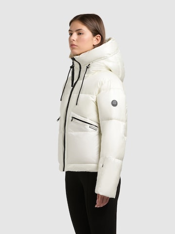 khujo Winter Jacket 'LUNA' in White