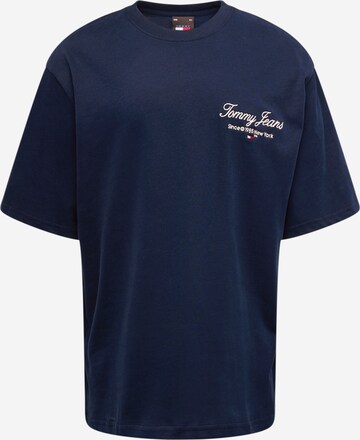 T-Shirt Tommy Jeans en bleu : devant