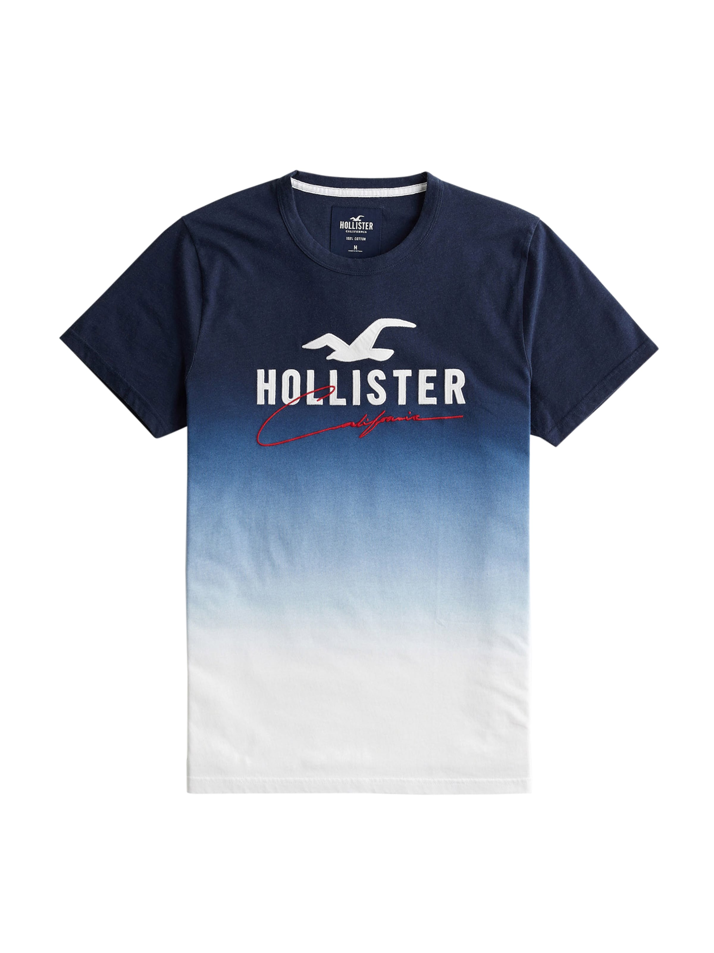 navy blue hollister shirt