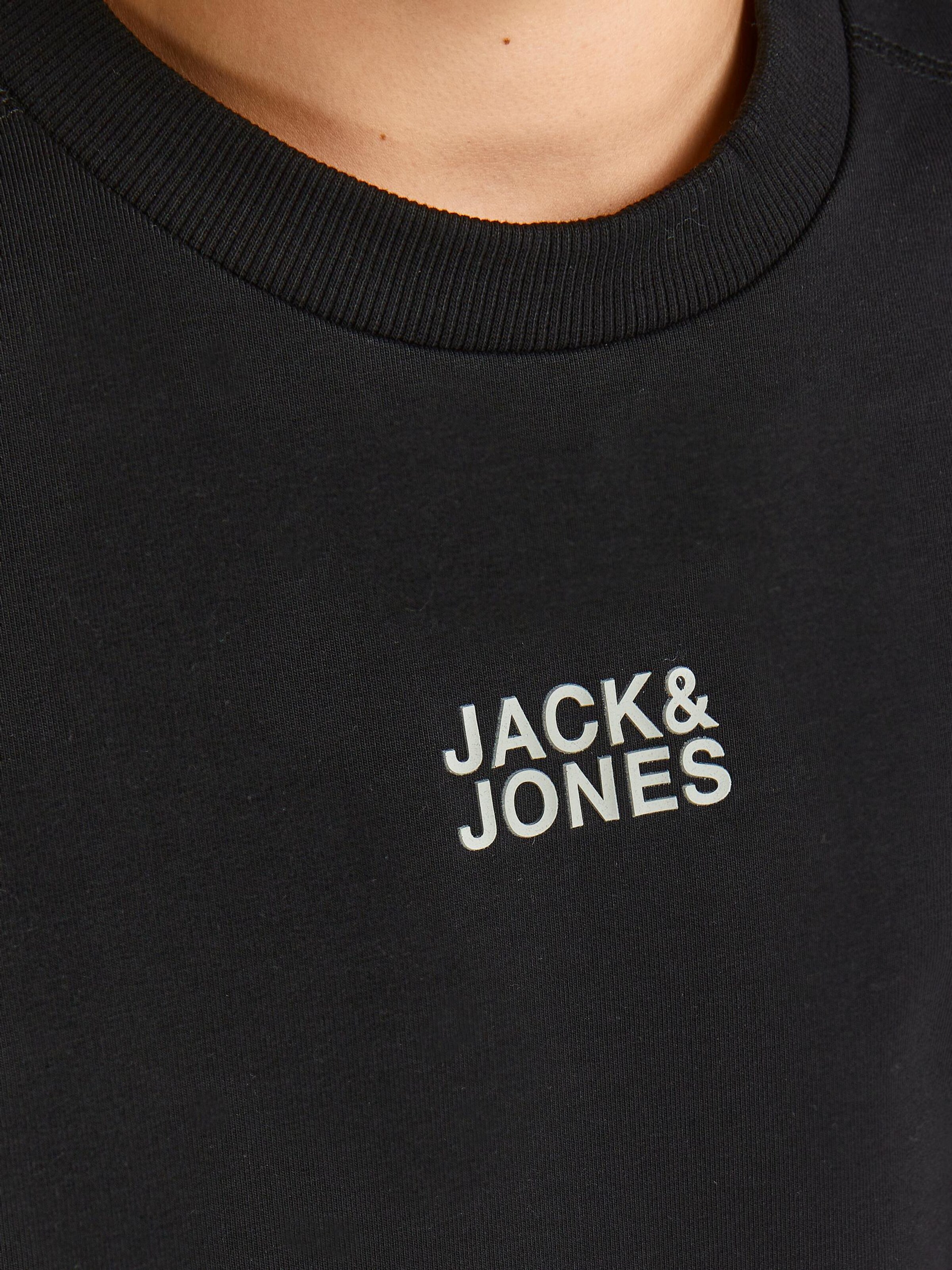 Garçon Sweat Jack & Jones Junior en Noir 