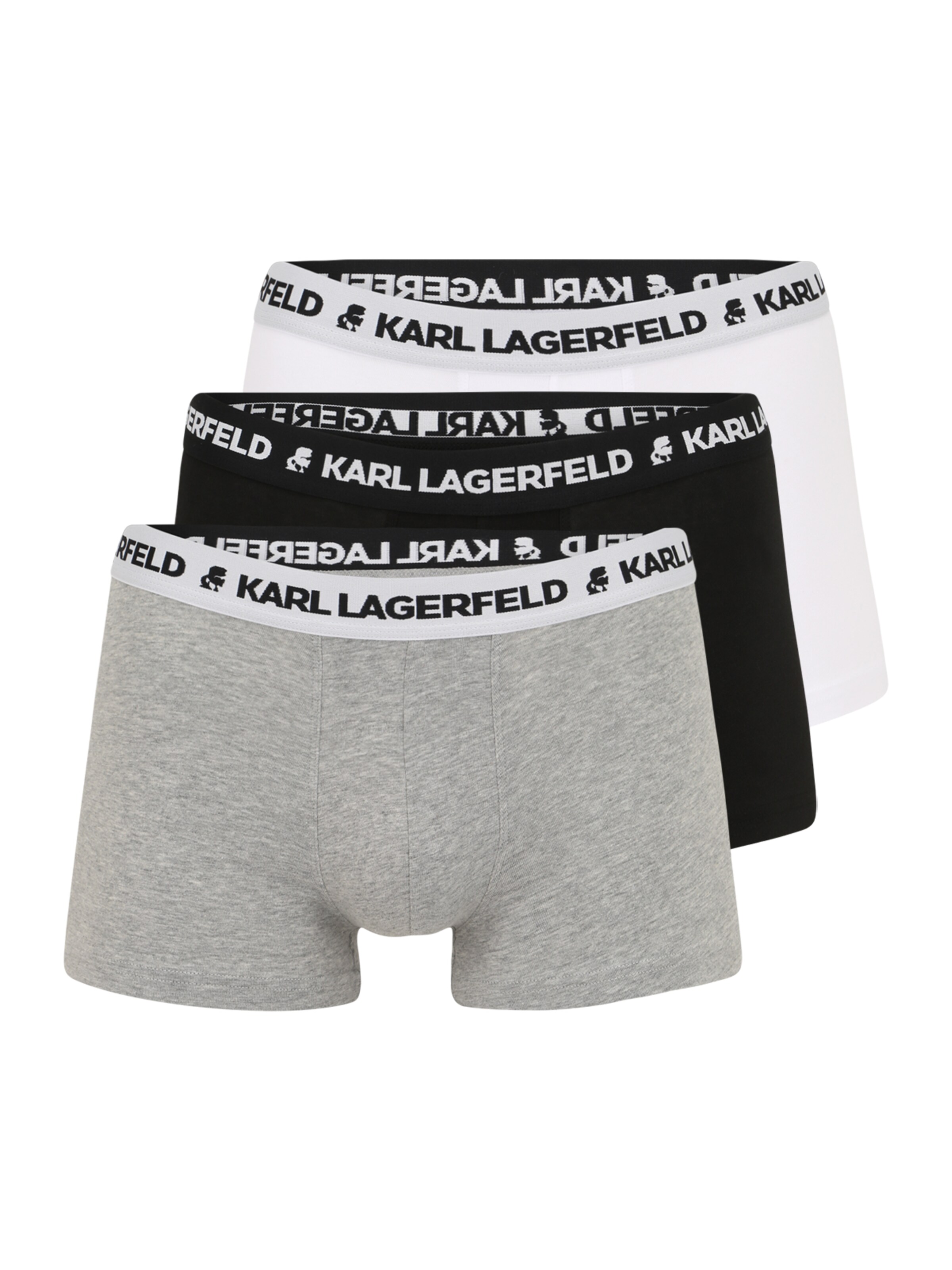 Boxer di Karl Lagerfeld in grigio: frontale
