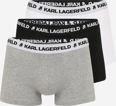 Karl Lagerfeld Calzoncillo boxer en gris / negro / blanco, Vista del producto