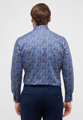 ETERNA Comfort fit Button Up Shirt in Blue