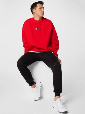 Tommy Jeans - Sweatshirt em vermelho