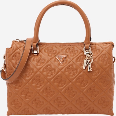 GUESS Käsilaukku 'ADELASIA MULTI COMP SATCHEL' värissä karamelli, Tuotenäkymä