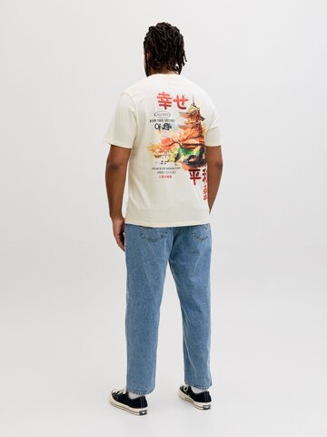 T-Shirt 'JORBig Japan' JACK & JONES en blanc