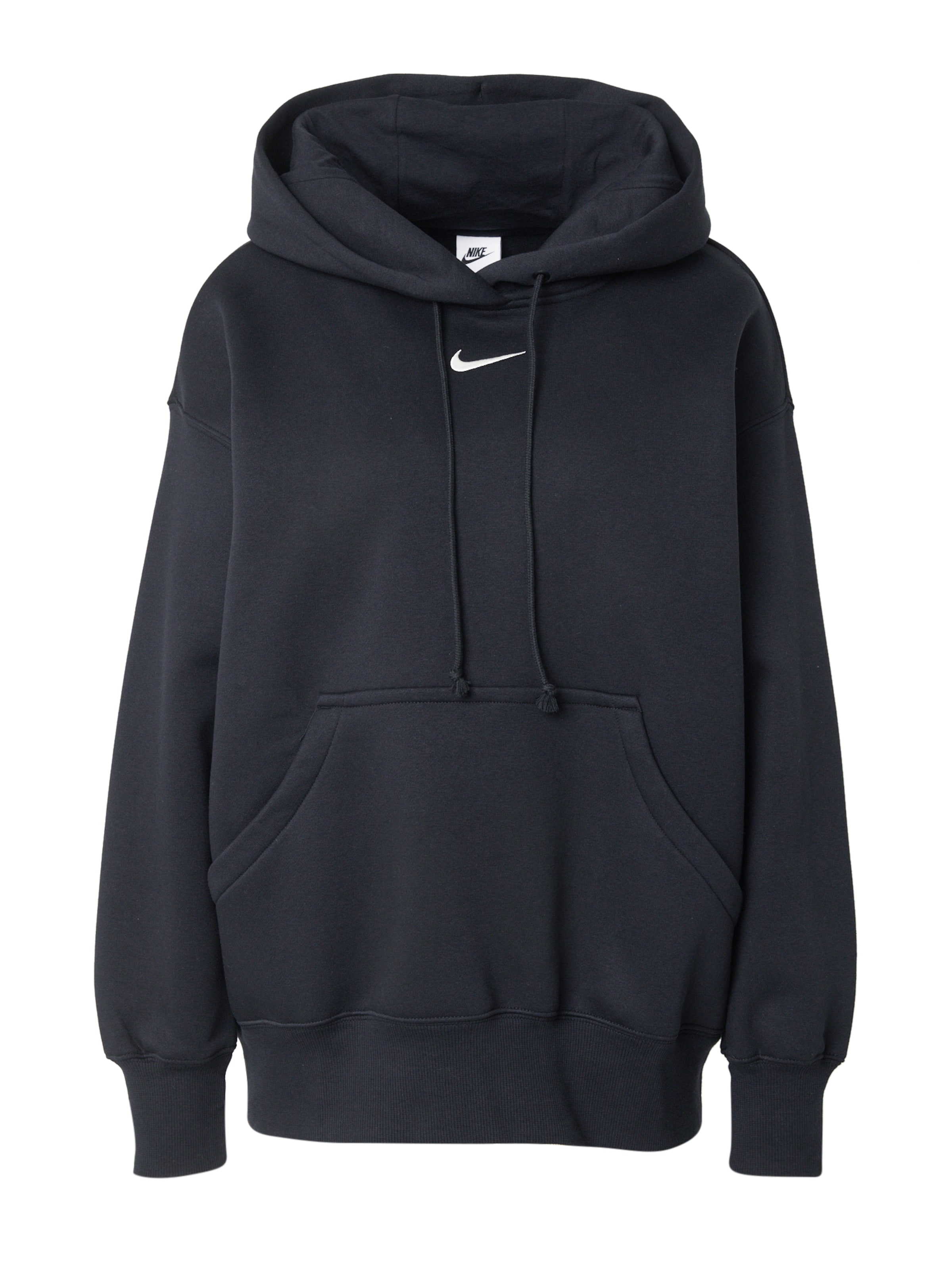 Nike Sportswear Mikina 'Phoenix' – černá: přední strana