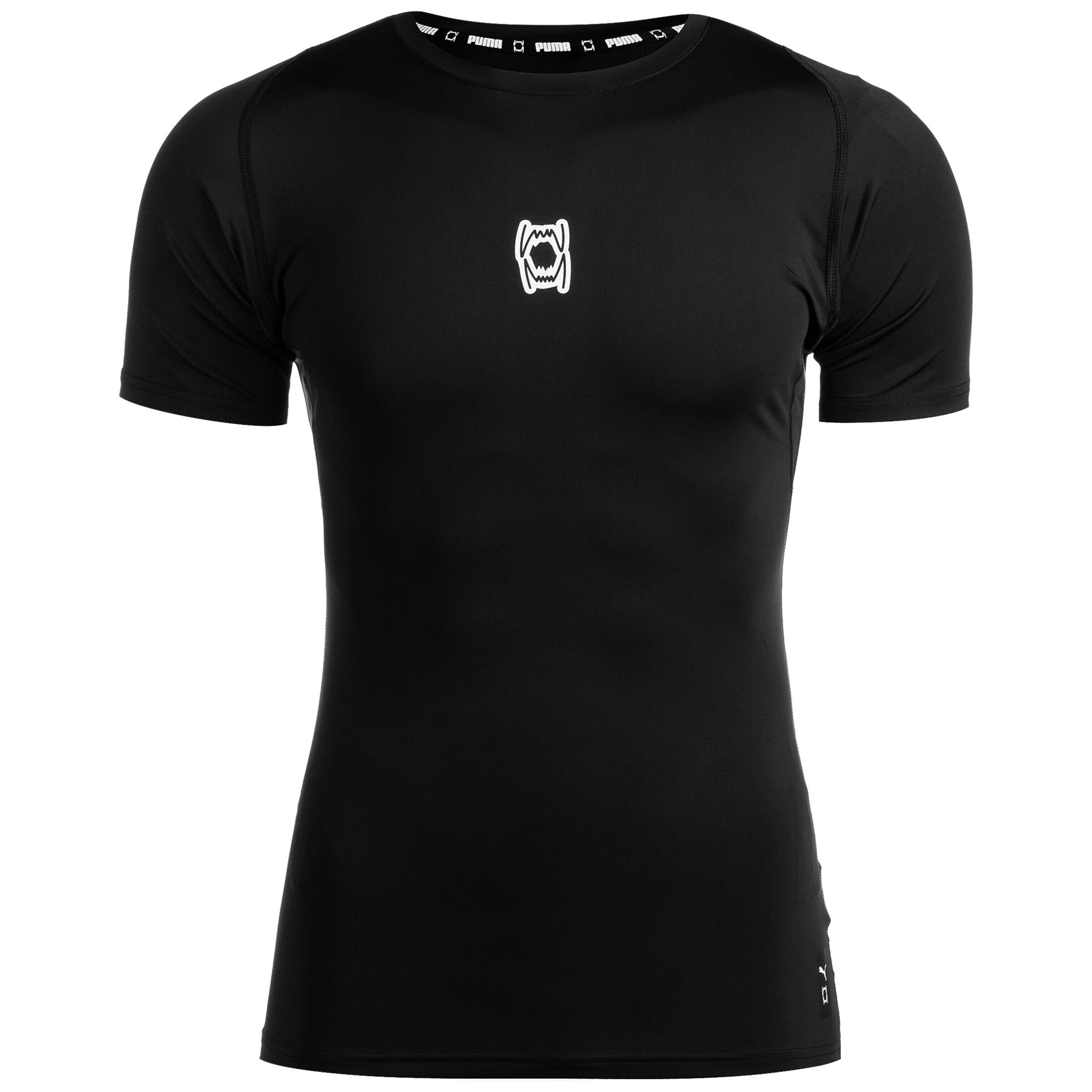 PUMA Base Layer 'Hoops Team' in Black: front