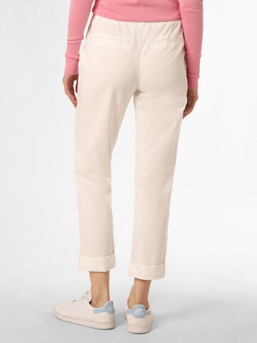 Marie Lund Loose fit Pleat-Front Pants in Beige