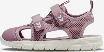 Chaussures ouvertes Hummel en violet : devant