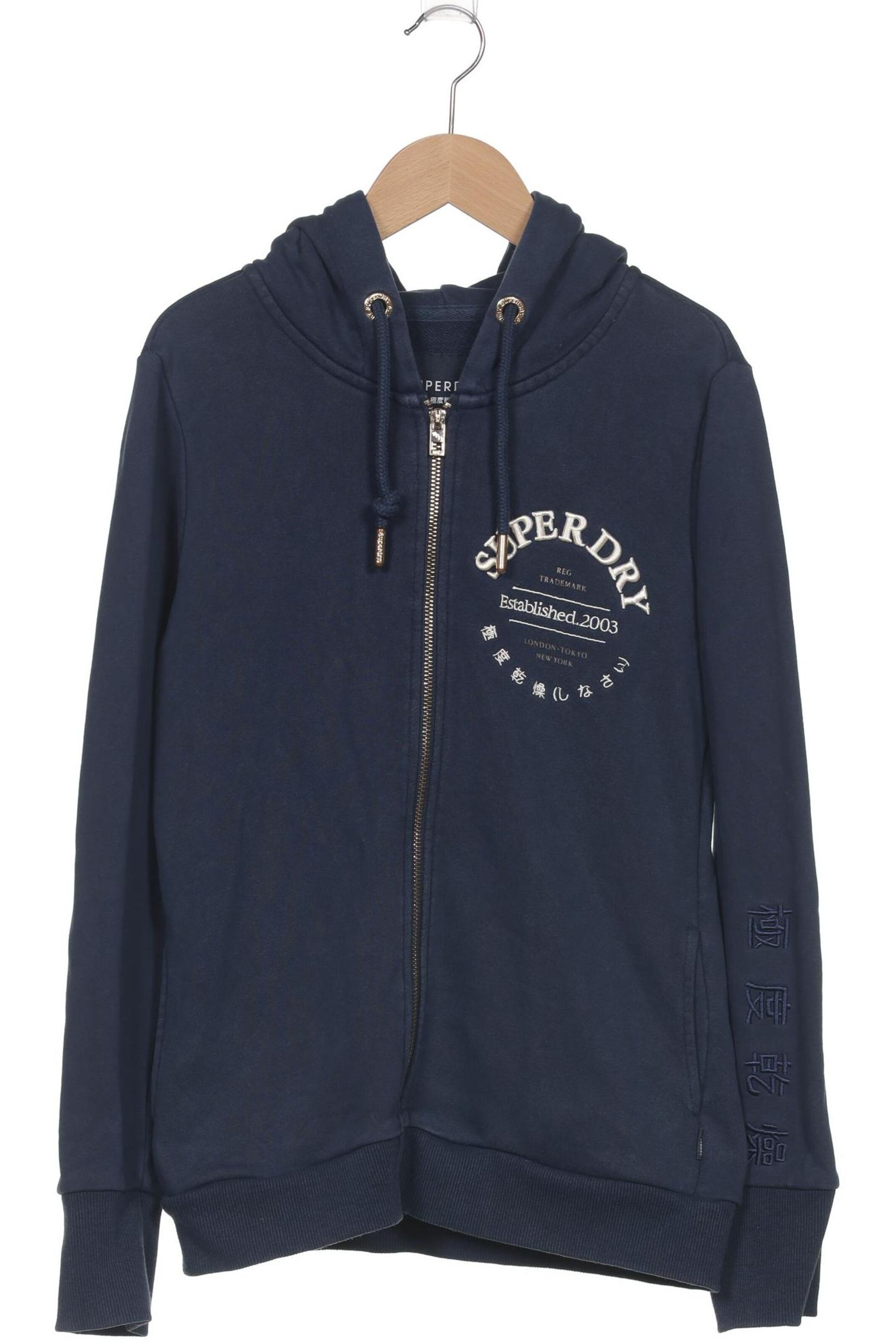 Superdry Kapuzenpullover M in Blau: Vorderseite