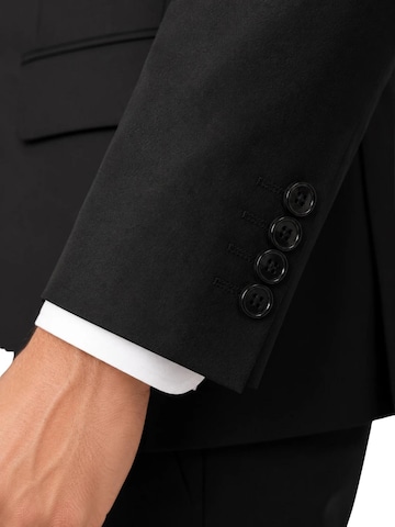 Guild Slim fit Suit 'Extra Slim fit Business Anzug' in Black