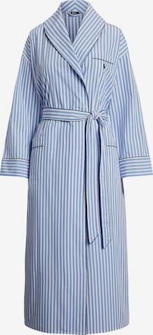 Peignoir court ' Shirting Stripes ' Polo Ralph Lauren en bleu : devant