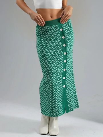 My fashion Rok in Groen: voorkant