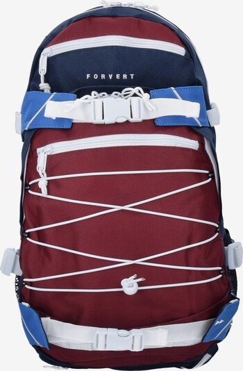 Forvert Backpack 'Ice Louis' in Sky blue / Dark blue / Red / White, Item view