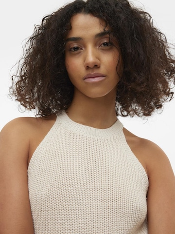 VERO MODA Knitted top 'CRETE' in Beige