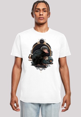 F4NT4STIC Shirt 'Fantastic Beasts 2 Baby Nifflers' in Wit: voorkant