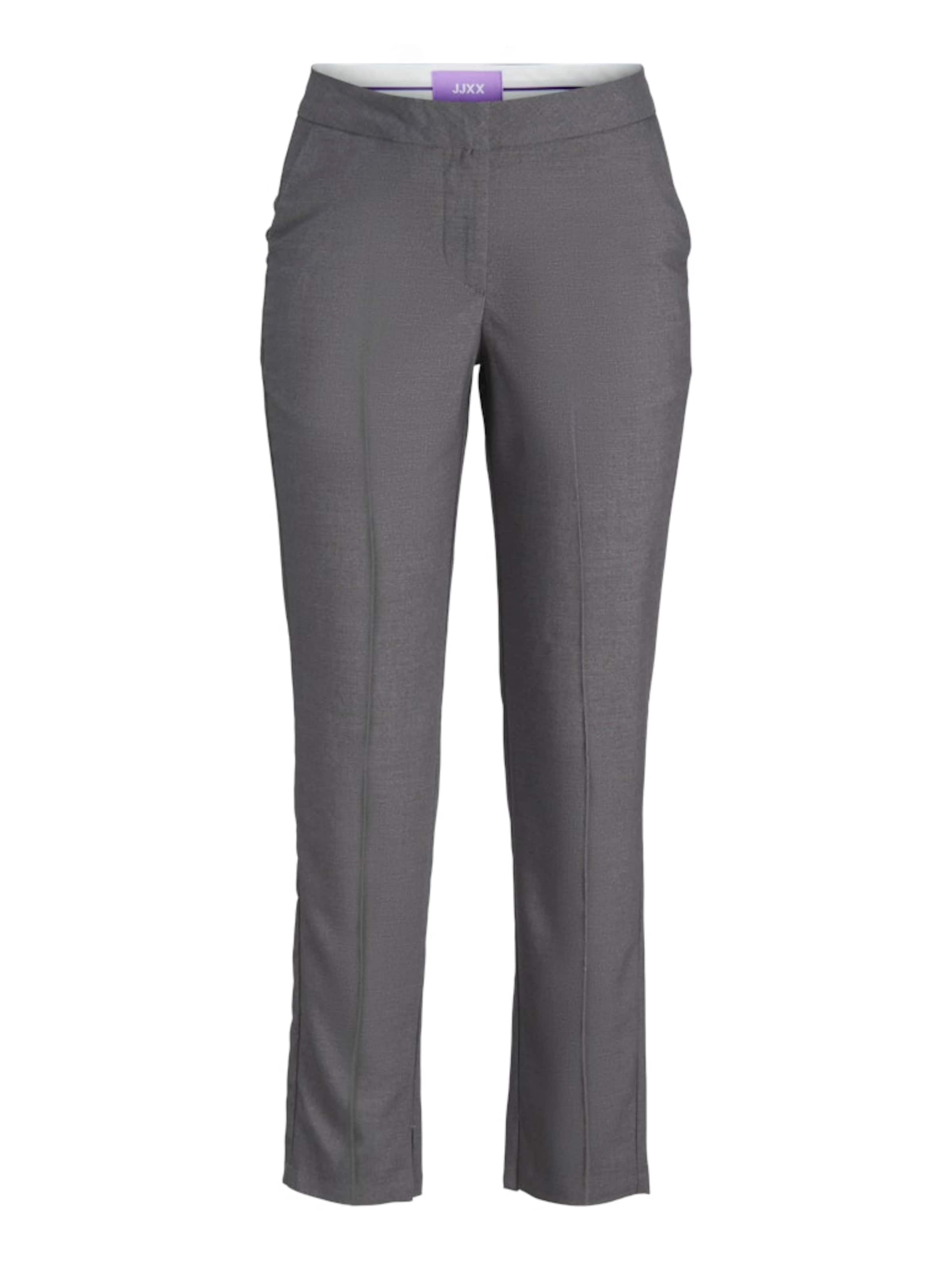 Coupe slim Pantalon à plis 'JXEllis' JJXX en gris : devant