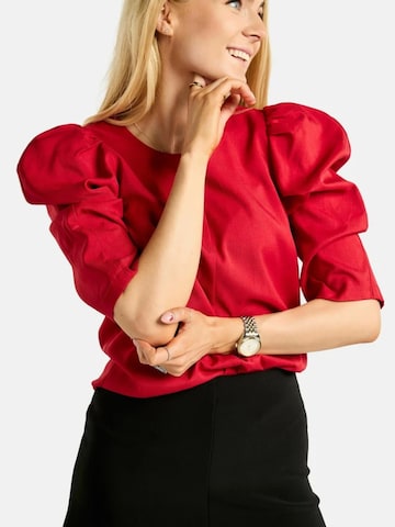 Liberte Essentiel Shirt ' WINNIE ' in Rot: Vorderseite