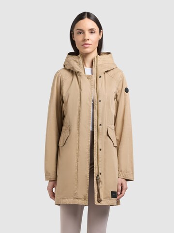Manteau mi-saison 'Nika' khujo en beige : devant
