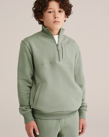 WE Fashion Sweatshirt in Grün: Vorderseite
